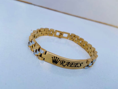 Engraving Name Braclet