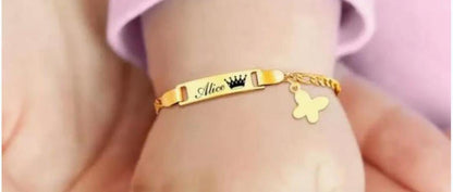 Engraving Name Baby Braclet