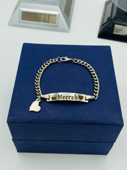 Engraving Name Baby Braclet